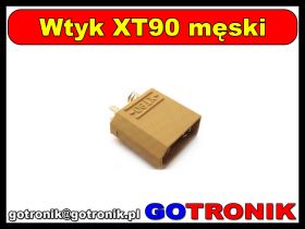 Wtyk XT90 męski