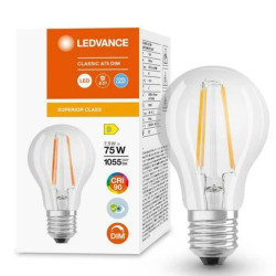 Żarówka LED E27 A60 7,5W = 75W 1055lm 4000K Neutralna 300 CRI90 Filament Ściemnialna LEDVANCE Superior