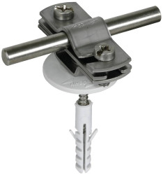 DEHN 286819 LH ZS 7.10 FL30 AS KD8X40 V2A Uchwyt na przewody 1 szt.