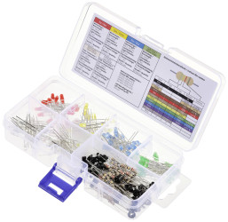 Dioda LED THT TRU COMPONENTS TC-11441764, 3 mm, 55 mcd, 330 mcd, 420 mcd, 2500 mcd, 14400 mcd, 280 szt.