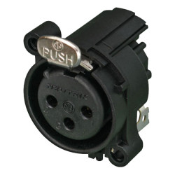 Neutrik NC3FAAH1 Horizontal PCB XLR 3-Pin Socket