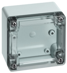 Obudowa ABS szerokość zew. 82 mm długość zew. 84 mm wys. zew. 55 mm Günther Spelsberg IP67 Szary