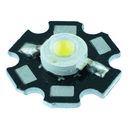 Warm White 1W Star High Power LED 105lm 120°