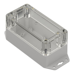 ZP120.60.60UJp TM PC – Obudowa hermetyczna, PC, jasnoszara z przezroczystą pokrywą, Kradex