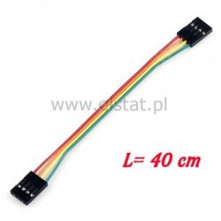 Przewody do płytek stykowych; Ż-Ż 4pin 40cm