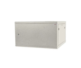 Szafa wisząca BOCK-D 19 6U/400mm +150 mm drzwi pełne otwierane boki RAL 7035 BOCKD-019-060-400-DP-S