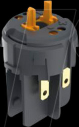 1.20.126.514/0000 RAFIX FS switching element emergency stop QC, gold, plus 1, 2 NC