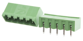 Klucz polaryzacyjny 5-pinowe raster: 5.0mm -rzędowe RS PRO Przepust Męski 15.0A 250.0 V.