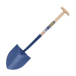 Draper 10875 Solid Forged Round Mouth T-handle Shovel with Ash Shaft