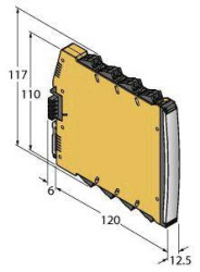 Wzmacniacz do pomiaru temperatury 2-kanałowy Turck IMX12-TI01-2RTDR- 2I-CPR/24VDC 7580512