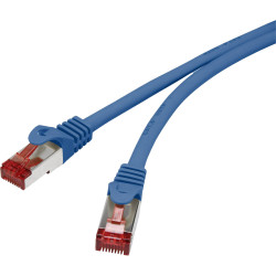 Renkforce RF-4979746 RJ45 Network cable patch cable CAT 6 S/FTP 1m Blue