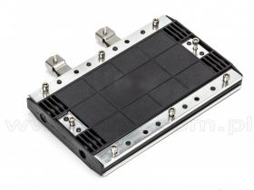 Mufa światłowodowa przelotowa na 12 spawów, płaska