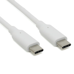 USB-C to USB-C Cable - White