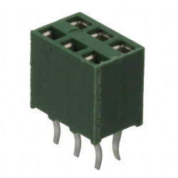 Obudowa 3-pinowe raster: 2.54mm 2-rzędowe TE Connectivity Płytka drukowana