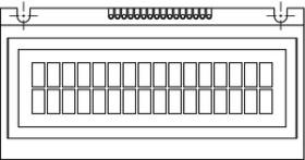 LCD-016N002S 16 x 2 Character LCD