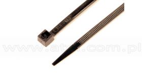 Opaski kablowe odporne na UV, 3,5x200mm, czarne, 100szt