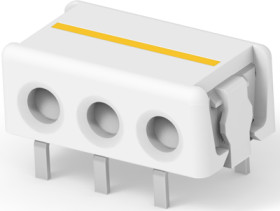 Connector, 3 pole, pitch 0.16 mm, straight, natural, 2106751-3