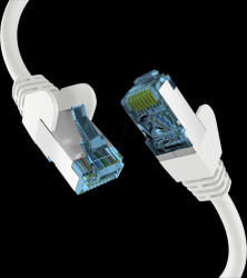 EC020200136 Patch cable, Cat.7 raw cable, S/FTP PiMF, 1.5 m, white