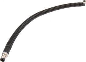 VK98C888, Kabel przyłączeniowy, 0,32m, M8 żeński 3pin kątowy, M12 męski 3pin prosty, 3x0,34mm², PUR