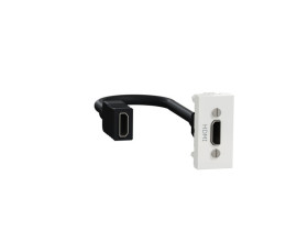 NOWA UNICA Gniazdo HDMI 1 moduł białe NU343018 SCHNEIDER ELECTRIC