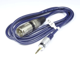 KABEL XLR(m) - JACK 3.5(m) stereo MK31 VITALCO 1.5m