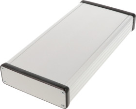 Aluminum enclosure, (L x W x H) 220 x 103 x 31 mm, natural, IP54, 1455L2201