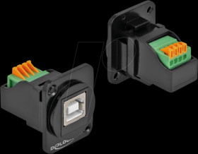 86733 D-Type Module USB 2.0 Type-B female to terminal block