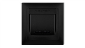 Deco Łącznik Hotelowy Deco Soft Czarny Mat 12Dshso-1