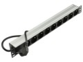 Listwa zasilająca 19 cali 1U 9gn.bez wyłącznika AC.LZ.00078