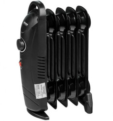 Grzejnik olejowy MINI 500W /5 żeberek/ czarny VO0276