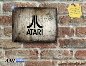 Atari - Rustic - Eyecatching Finish - Metal Sign