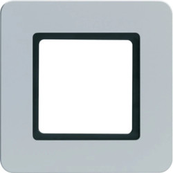 Berker Q.7 Ramka 1-krotna do modułu podświetlenia LED, alu aksamit, lakierowany 10116104