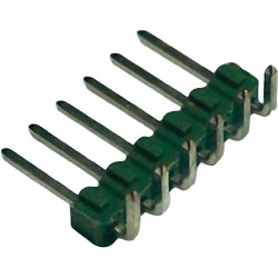 TE Connectivity 826652-2 Ampmodu II Short Header Right Angle Gold 1x2P Green