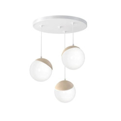 Lampa wisząca SFERA WOOD 3xE14 MLP5425 Milagro