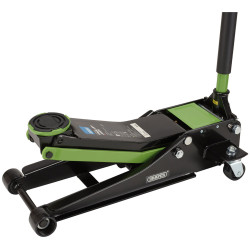 Draper 28485 Trolley Jack, 3 Tonne, Green - 28485