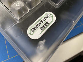 Gideon's Logic Inside - Ultimate 64 sticker - White