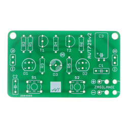 Przełącznik dotykowy START/STOP 9-12V z sygnalizacją LED - PCB do projektu AVT 725