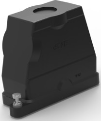 Housing, size HB16, die-cast aluminum, M32, angled/straight, screw locking, IP68, T1920160132-009