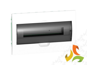 Rozdzielnica podtynkowa 18 modułowa 1x18M drzwi transparentne IP40 EZ9E-1-18-PT-T EASY9 EZ18S2F SCHNEIDER ELECTRIC