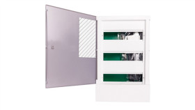 Rozdzielnica Modułowa 3X12 Podtynkowa Ip40 Drzwi Białe Pełne Mini Pragma...