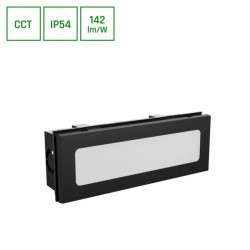 ENCANTA 6W CCT 230V IP54 230x84x60MM CZARNY PODTYNKOWA ELEWACYJNA