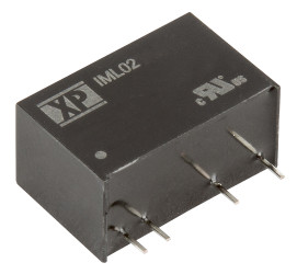 Przetwornica DC-DC, 2W, Uwe 4,5 → 5,5 V DC, Uwy ±5V dc, Iwy ±200mA, XP Power Tak