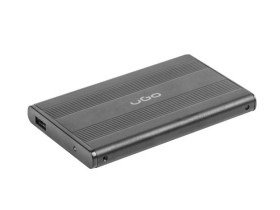 Obudowa dysku HDD zewnętrzna UGO MARAPI S120 SATA 2.5 USB 2.0 ALUMINIUM czarna UKZ-1003