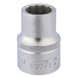 Elora 00682 19mm 3/4" Square Drive Bi-hexagon Socket