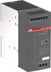 Zasilacz szyny DIN U wy 24V dc I wy 10A U we 85 → 264 V ac / 90 → 300V dc ABB 240W impulsowy