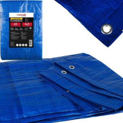 Plandeka 4x5 niebieska wzmacniana z oczkami płachta Schmith