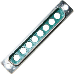 Conec 3008W8PXX99A10X D-SUB-High Current-COMBI Plug without Contacts 8 Pin