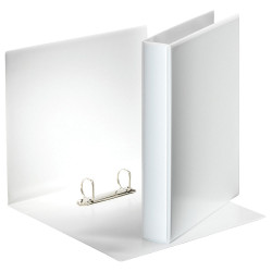 Esselte 46571 A5 White Presentation Ring Binder 2x &#x27;D&#x27; Rings 25mm