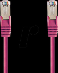 CCGP85121PK30 Patch cable, Cat.5e, SF/UTP, 3 m, pink