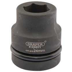 Draper Expert 05105 Expert 24mm 1" Square Drive Hi-Torq® 6 Point Impact Socket